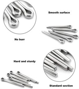 img 1 attached to 🔧 Stainless Steel Assortment Automotive Kit - Glarks 340 Pieces