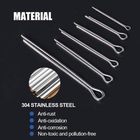 img 2 attached to 🔧 Stainless Steel Assortment Automotive Kit - Glarks 340 Pieces