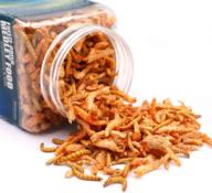 🐢 aquatic turtle medley food: freeze dried shrimp and mealworms for reptiles and amphibians logo