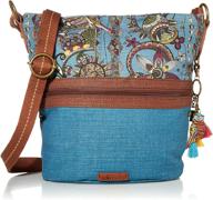👜 sakroots women's artist circle natural crossbody bags & wallets – perfect handbags for women logo