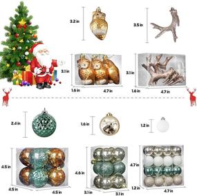 img 2 attached to 94Pcs Christmas Ball Ornaments Xmas