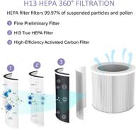 ufresh air purifier: 3-in-1 true h13 hepa filter for large rooms, bedroom & office up to 550 ft², wifi connectivity, auto mode, 12h timer & child lock - filters pet dander, smoke, dust, odors logo