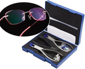 img 1 attached to 👓 FAMKIT Eyeglass Repair Kit - Professional Glasses Pliers Set for Rimless Disassembly, Optical Tools & Frames Repair Set