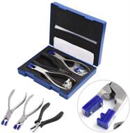 👓 famkit eyeglass repair kit - professional glasses pliers set for rimless disassembly, optical tools & frames repair set logo