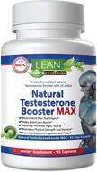 💪 lean nutraceuticals md certified testosterone booster for men – max natural actives for metabolism boost, muscle building – tongkat ali, tribulus terrestris, horny goat weed, dhea, daa, fenugreek – 90 capsules logo