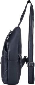 img 2 attached to Genuine Crossbody Shoulder Backpack HBK XB019: Stylish functionality revamped