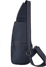 img 1 attached to Genuine Crossbody Shoulder Backpack HBK XB019: Stylish functionality revamped