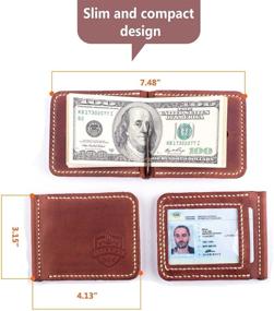 img 2 attached to 💼 Exquisite Handcrafted Leather Money Wallet: Elevate Your Style with Premium Men's Accessories