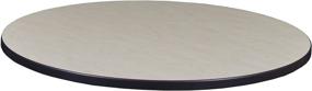 img 2 attached to Regency 36-inch Round Standard Table Top: Elegant Cherry/Maple Finish