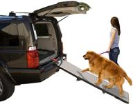 🐾 extra wide portable pet ramp - 71 inch long tri-fold ramp by pet gear logo