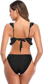 img 3 attached to SHEKINI Womens Brazilian Bottoms Swimsuits Women's Clothing