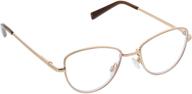 peepers peeperspecs vignette cat eye filtering vision care and reading glasses logo