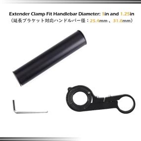 img 2 attached to 🚲 Advanced Azarxis Bike Handlebar Extender: Ultimate Bracket for Speedometer, GPS, and Phone Mount on Bicycle