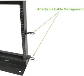 img 2 attached to Efficient Cable Management with NavePoint 13U 2-Post Open Frame Server Networking Rack