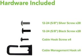 img 1 attached to Эффективное управление кабелями с NavePoint 13U 2-Post Open Frame Server Networking Rack
