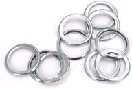 utsauto oil drain plug gaskets m20 crush washers seals rings 10 pack - 🔧 high-quality replacement parts for baja, forester, impreza, legacy, outback, sti, wrx - part # 11126aa000 included logo