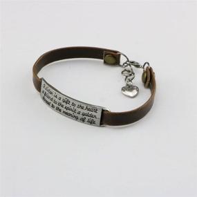 img 2 attached to Leather Bracelets Friends Inspirational Friendship