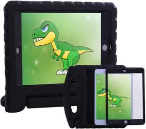 img 4 attached to HDE Case for iPad Mini 1 2 3 Kids: Shockproof Bumper, Stand Handle with Screen Protector (Black)