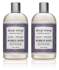 img 4 attached to 🛁 Набор из 2-х Deep Steep Bubble Bath Лаванда Ромашка, 17 унции - Улучшено для SEO