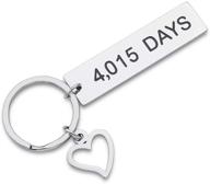 anniversary stainless keychain ❤️ for valentine's day and birthdays logo