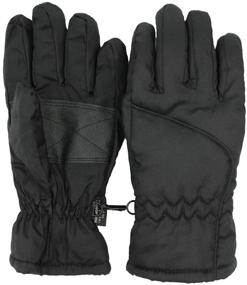 img 1 attached to 🧤 Waterproof Thinsulate Ski Gloves for Kids (Ages 4-12+) - Anti-slip Palm