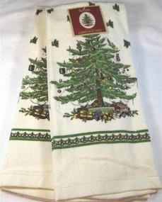 img 1 attached to Spode Christmas Kitchen Linens 100 Cotton Ivory