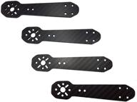 ✈️ enhanced 4 pcs 4mm carbon fiber arm replacements for 250mm fpv carbon fiber quadcopter frame (qav250 zmr250) logo