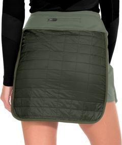 img 2 attached to 🏃 Little Donkey Andy Women's Lightweight Puffer Sport Skorts: Warm Quilted Skirt for Outdoor Activities - Hiking, Running, and More