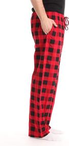 img 2 attached to At Buzzer Men's Buffalo Pajama 14505 1A RED L - Comfortable Sleepwear and Lounge Attire for Men