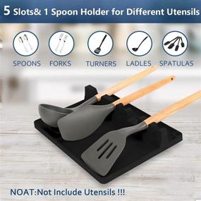 img 3 attached to 🔥 Superior Silicone Kitchen Utensil Set: Heat Resistant, Multipurpose, and Durable