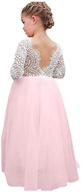 girls' clothing: floral straight pageant dresses with headband logo