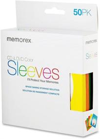 img 1 attached to 50-Pack PNY Memorex CD/DVD Sleeves in Assorted Colors (32020017730)