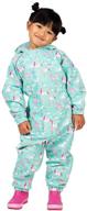 🌧️ jan & jul cozy-dry waterproof fleece-lined rain suit: ultimate protection for baby and toddler logo