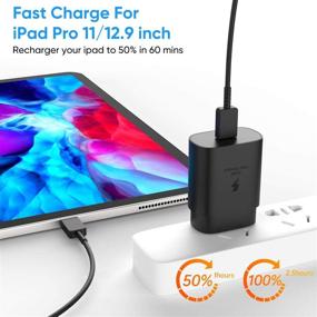 img 1 attached to 🔌 High-Speed 25W USB C Wall Charger for Samsung Galaxy S21/S21+/S21 Ultra, Note10 Plus/Note20/S20/S20+/S20 Ultra 5G