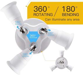 img 3 attached to 💡 Enhance Your Power Outlets with the JACKYLED Splitter Converter: Adjustable and Standard!
