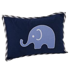 img 4 attached to Elephants Blue Grey Dec Pillow