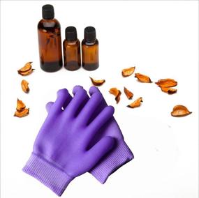 img 2 attached to Moisturizing Gloves Essential Vitamin Purple