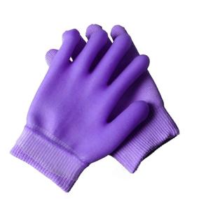 img 4 attached to Moisturizing Gloves Essential Vitamin Purple