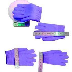 img 1 attached to Moisturizing Gloves Essential Vitamin Purple