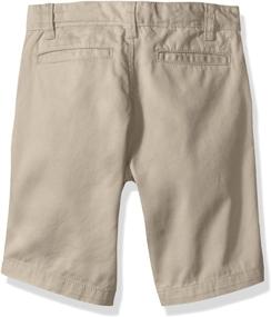 img 1 attached to Nautica Boys' Solid Flat Front Short: Stylish, Comfortable & Versatile