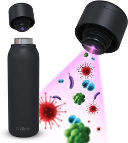 img 3 attached to 🧴 UVBRITE UV Self-Cleaning and Water-Purifying Bottle TT-B02-18.6 Ounce: Rechargeable, Insulated Stainless-Steel Tumbler with Safety Lock - Ideal for Outdoor and Emergency Use