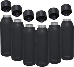 img 4 attached to 🧴 UVBRITE UV Self-Cleaning and Water-Purifying Bottle TT-B02-18.6 Ounce: Rechargeable, Insulated Stainless-Steel Tumbler with Safety Lock - Ideal for Outdoor and Emergency Use