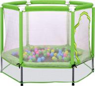 toddlers trampoline safety enclosure indoor logo