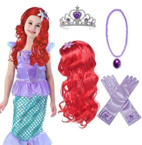 img 4 attached to 🧜 Enchanting Princess Mermaid Necklace: Perfect Halloween Accessory