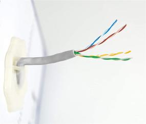 img 2 attached to 🔌 VIVO серый 250 футов пучок кабеля Ethernet Cat6 - высококачественный внутренний провод UTP для сетевых установок (CABLE-V015)