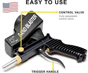 img 1 attached to 🔄 Portable Sandblaster: Optimum Blasting Power for Sandblasting