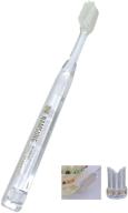 🦷 namsung orthodontic toothbrushes [4 pack] with dupont bristles, v trim cleaning for braces, wires, and brackets - ortho no.33 medium logo