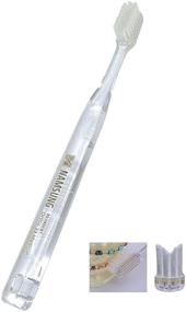 img 4 attached to 🦷 NAMSUNG Orthodontic Toothbrushes [4 Pack] with Dupont Bristles, V Trim Cleaning for Braces, Wires, and Brackets - Ortho No.33 Medium