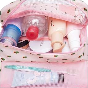 img 2 attached to 🧳 Waterproof Hanging Toiletry Cosmetic Organizer