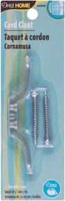 img 1 attached to Dritz Home 44340 Cord Cleat, 3-Inch, Transparent